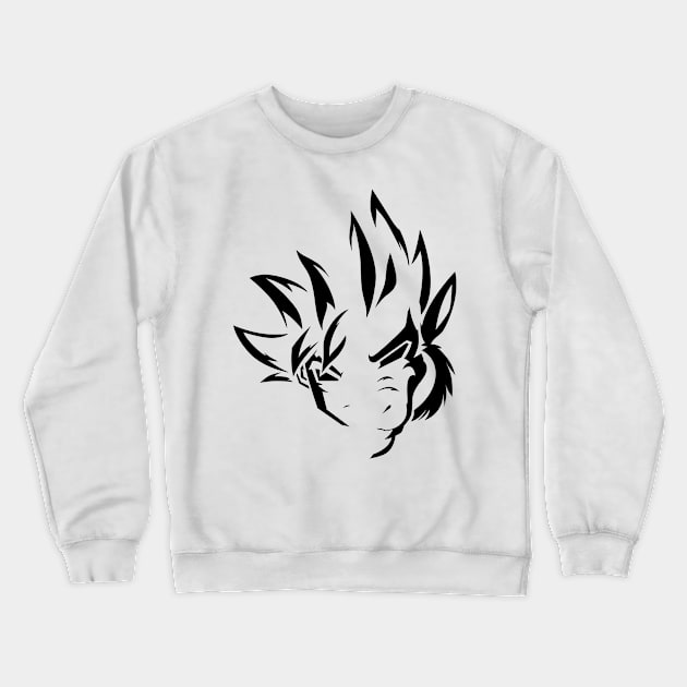 GOKU AND OZARU Abstract Crewneck Sweatshirt by CERO9